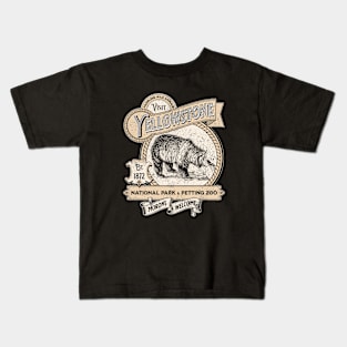 Yellowstone Park and Petting Zoo Kids T-Shirt